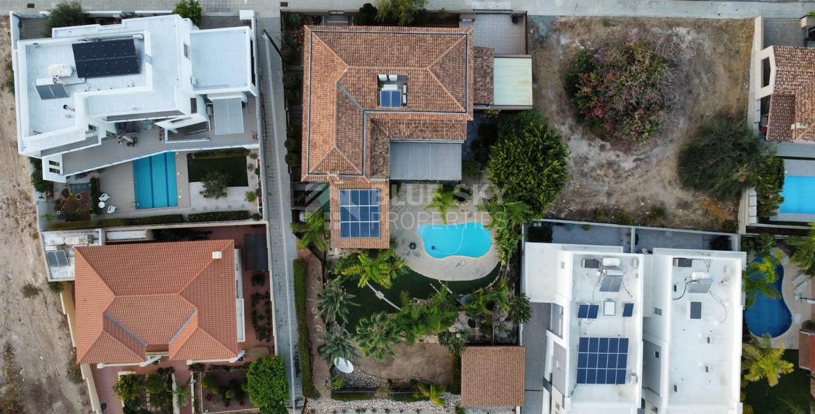 Exceptional Five-Bedroom Villa for Sale in Germasogeia | Two Plots, Total Privacy, Dual Road Access