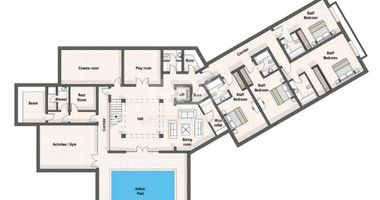 Exclusive Luxury Villa in Kamares, Tala with Helipad, Tennis Court & Infinity Pool