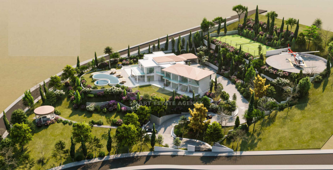 Exclusive Luxury Villa in Kamares, Tala with Helipad, Tennis Court & Infinity Pool