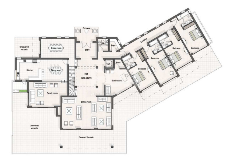 Exclusive Luxury Villa in Kamares, Tala with Helipad, Tennis Court & Infinity Pool