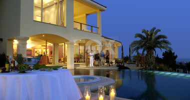 Exclusive Luxury Villa in Kamares, Tala with Helipad, Tennis Court & Infinity Pool