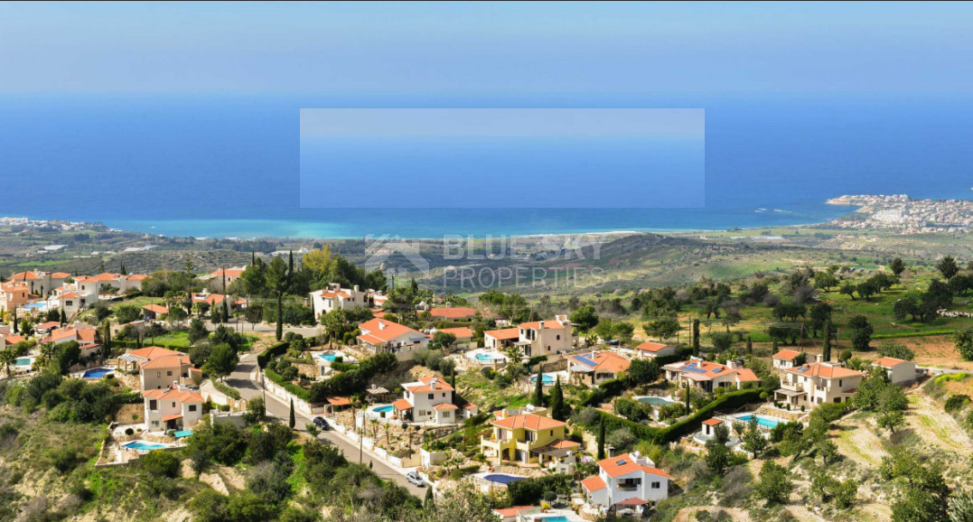 Two , three-Bedroom Luxury Villas for Sale in Tala, Paphos – Sea View