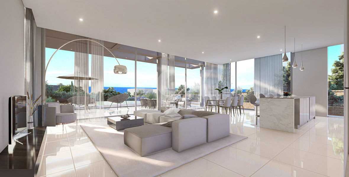 Luxury Seafront five bedroom Villas in Peyia with Private Pools & Panoramic Mediterranean Views