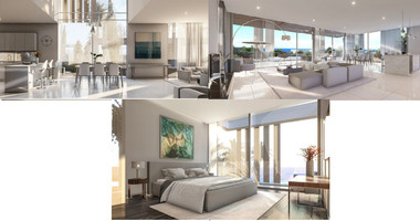Luxury five bedroom , Mediterranean villas with breathtaking sea views, private swimming pool, landscaped garden in Peyia