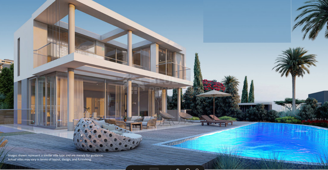 Luxury five bedroom , Mediterranean villas with breathtaking sea views, private swimming pool, landscaped garden in Peyia