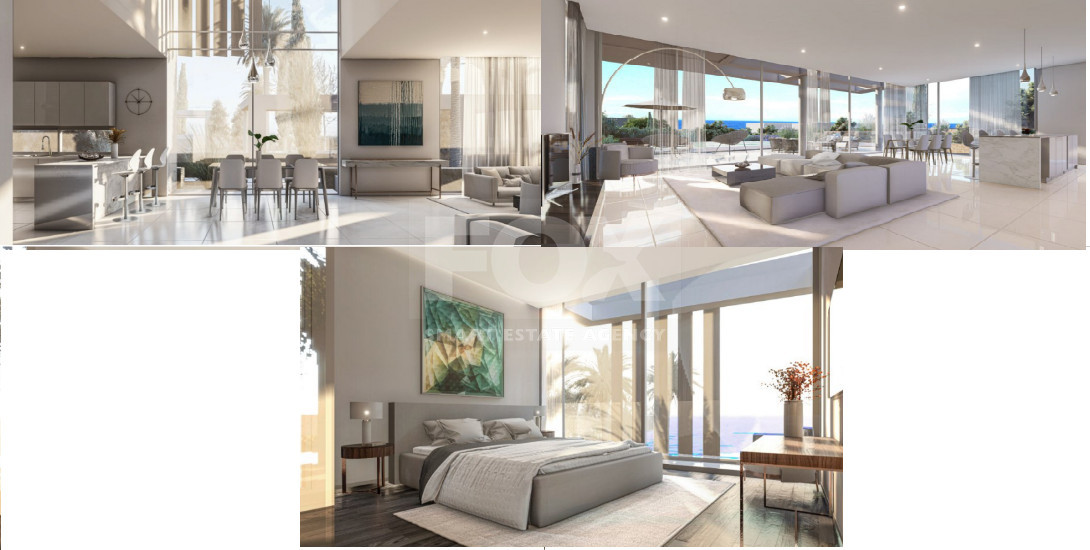 Luxury five Bedroom Beachfront Villa for Sale in Peyia, Paphos – Sea View & Private Pool