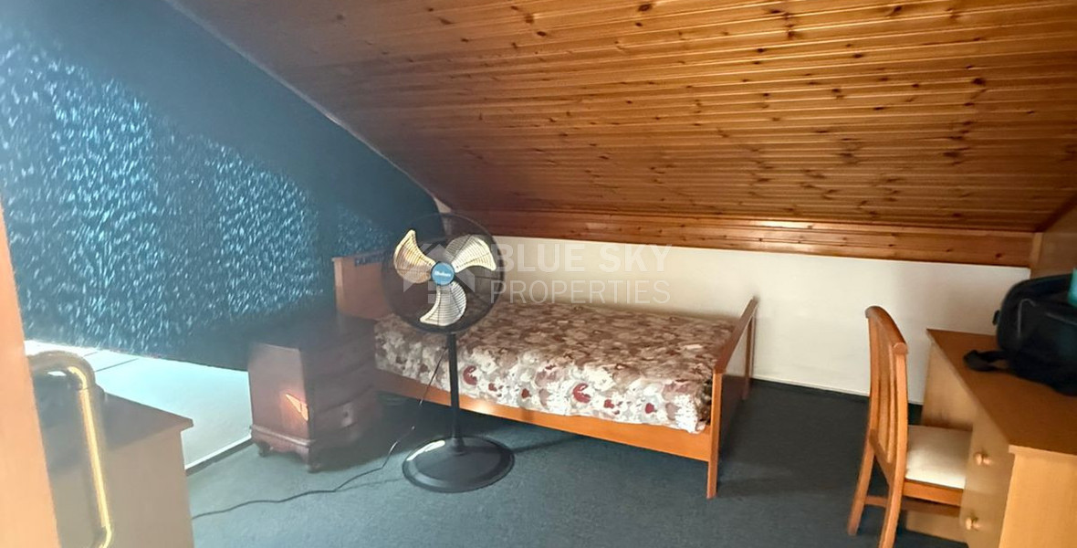 Four bedroom upper floor house for rent in Omonoia, Limassol