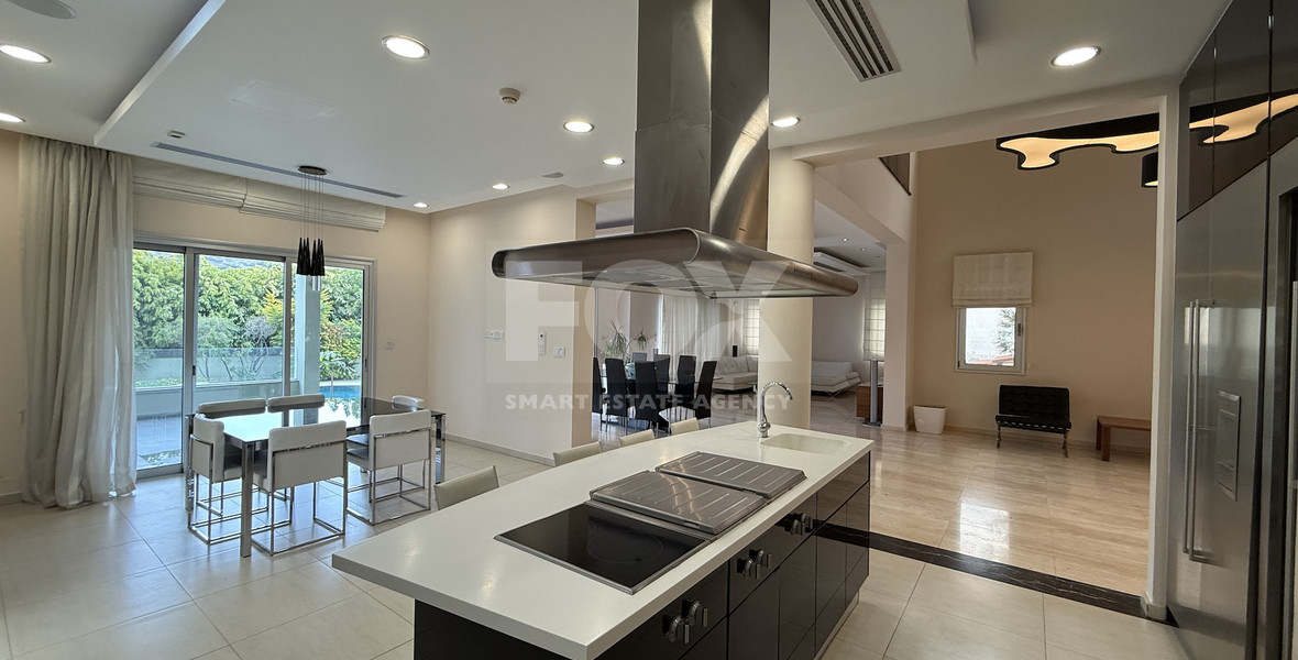 For Rent Luxury Furnished Detached Six bedroom Residence in Agios Athanasios near Foleys  School.
