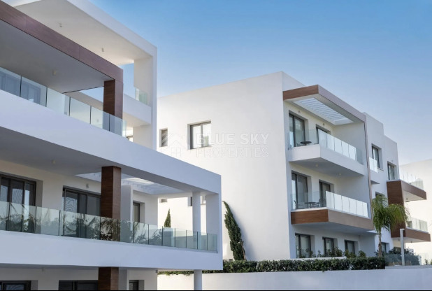 Luxury two Bedroom Apartments Near Coastal Paphos with Pool & Garden for sale
