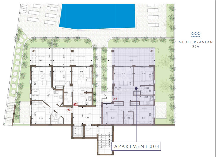 Luxury two Bedroom Apartments Near Coastal Paphos with Pool & Garden for sale