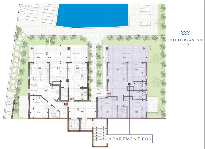 Luxury two Bedroom Apartments Near Coastal Paphos with Pool & Garden for sale