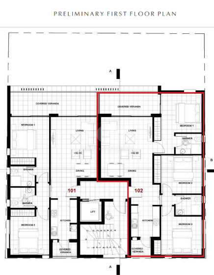 Spacious three Bedroom Apartment in Paphos - Covered Veranda & Modern Amenities for sale