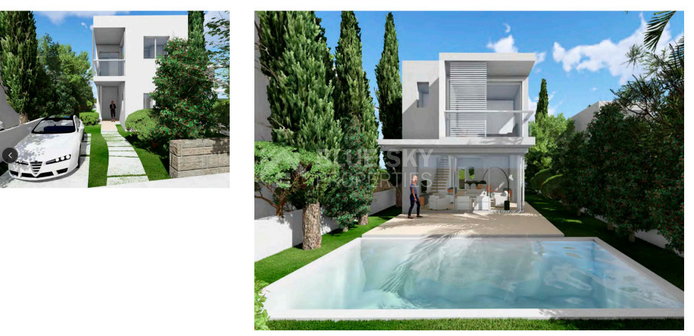 Luxury Coastal three bedroom Villas for Sale in Coral Bay, Paphos – Mediterranean Living with Private Pool