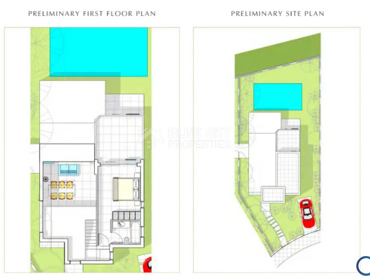 Detached three bedroom Villa with Sea Views for Sale in Coral Bay, Paphos