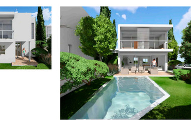 Detached three bedroom Villa with Sea Views for Sale in Coral Bay, Paphos