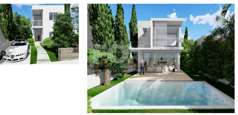 Detached three bedroom Villa with Sea Views for Sale in Coral Bay, Paphos