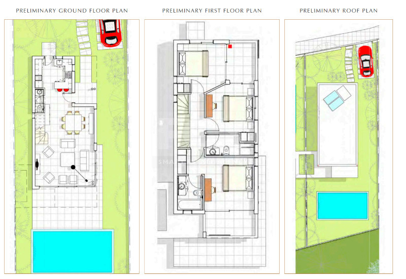 Modern three Bedroom Villa for Sale in Coral Bay, Paphos – Luxury Living in a Scenic Setting