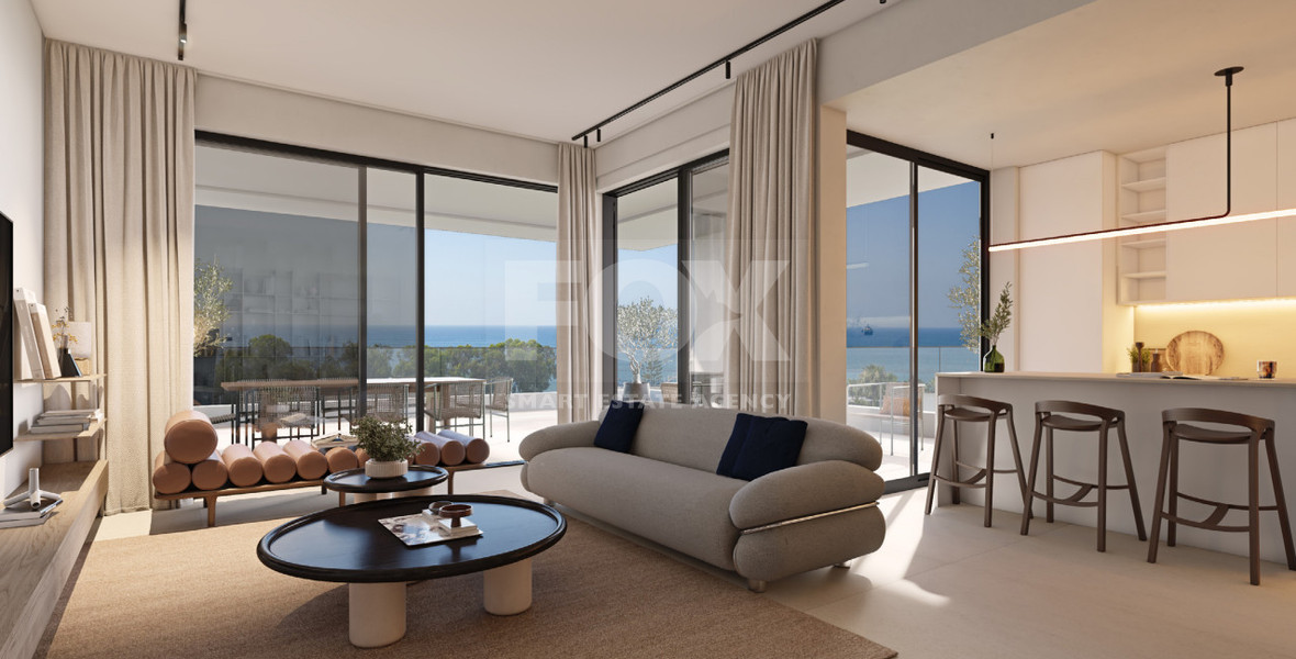 Two-Bedroom Sea View Apartment for Sale in Agios Athanasios, Limassol | Prime Coastal Location