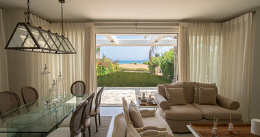 Luxury Beachfront  three bedroom Villa for Sale in Latchi | Seafront Property with Pool & Panoramic Views