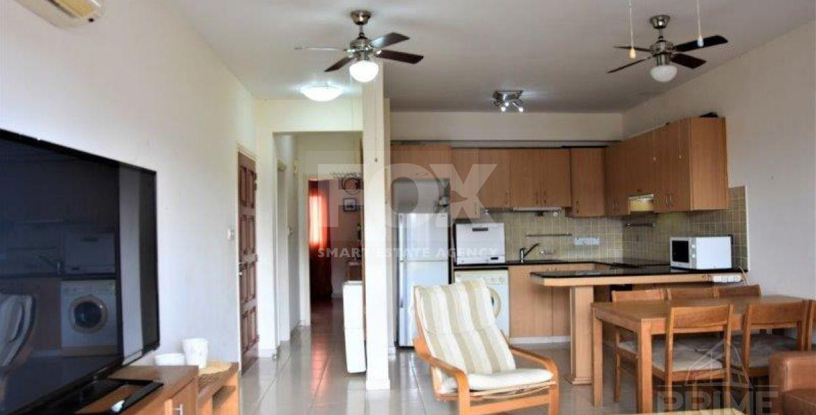 Seafront Two bedroom Apartment with Pool in Kato Pafos for Rent