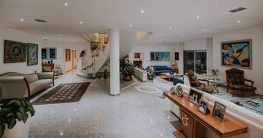 Elegant 7-Bedroom Villa with Pool, Gym & Panoramic Views For Sale in Agia Filaxi