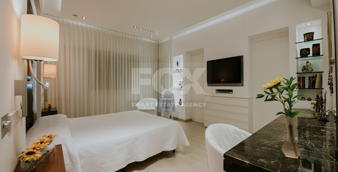 Elegant 7-Bedroom Villa with Pool, Gym & Panoramic Views For Sale in Agia Filaxi