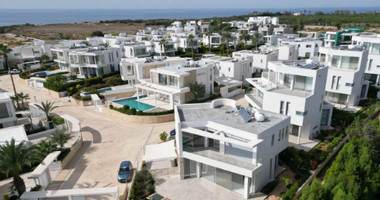 Luxury Four Bedroom Seafront Villa with Private Pool in Coral Bay, Paphos, Cyprus