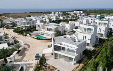 Luxury Four Bedroom Seafront Villa with Private Pool in Coral Bay, Paphos, Cyprus