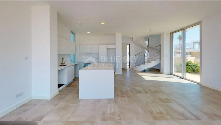 Luxury Four Bedroom Seafront Villa with Private Pool in Coral Bay, Paphos, Cyprus