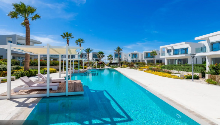 Luxury Four Bedroom Seafront Villa with Private Pool in Coral Bay, Paphos, Cyprus