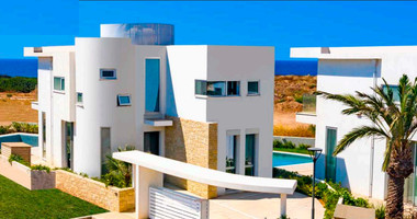 Luxury Four Bedroom Seafront Villa with Private Pool in Coral Bay, Paphos, Cyprus