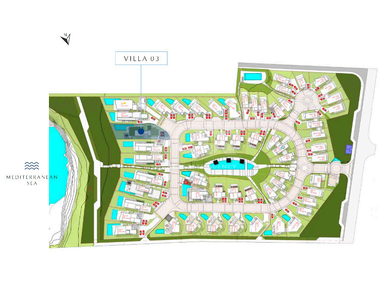 Luxury four bedroom beachfront Villa with Private Pool in Coral Bay , Peyia for sale.