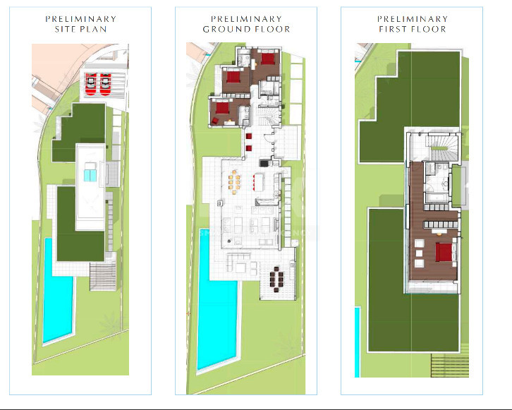 Luxury four bedroom beachfront Villa with Private Pool in Coral Bay , Peyia for sale.