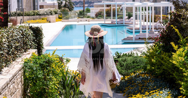 Luxury four bedroom beachfront Villa with Private Pool in Coral Bay , Peyia for sale.