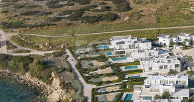 Luxury four bedroom beachfront Villa with Private Pool in Coral Bay , Peyia for sale.