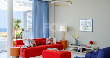 Luxury four bedroom beachfront Villa with Private Pool in Coral Bay , Peyia for sale.