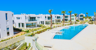 Luxury four bedroom beachfront Villa with Private Pool in Coral Bay , Peyia for sale.