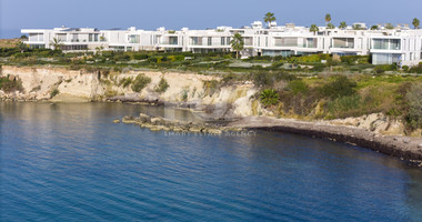 Luxury four bedroom beachfront Villa with Private Pool in Coral Bay , Peyia for sale.
