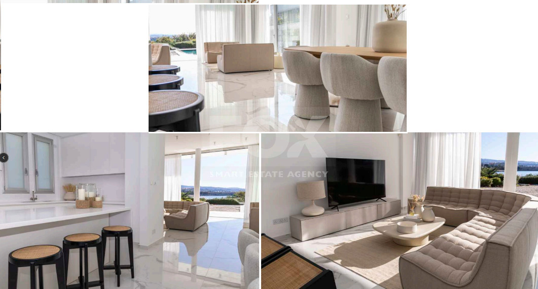 Luxury four bedroom beachfront Villa with Private Pool in Coral Bay , Peyia