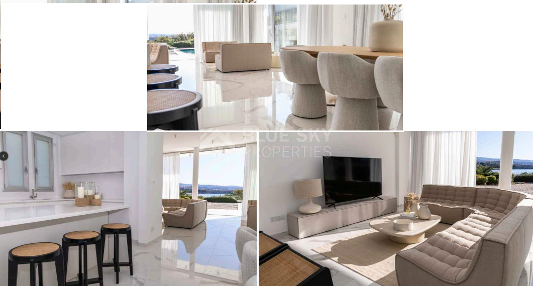 Luxury four bedroom beachfront Villa with Private Pool in Coral Bay , Peyia