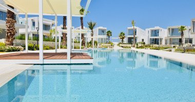 Luxury four bedroom beachfront Villa with Private Pool in Coral Bay , Peyia