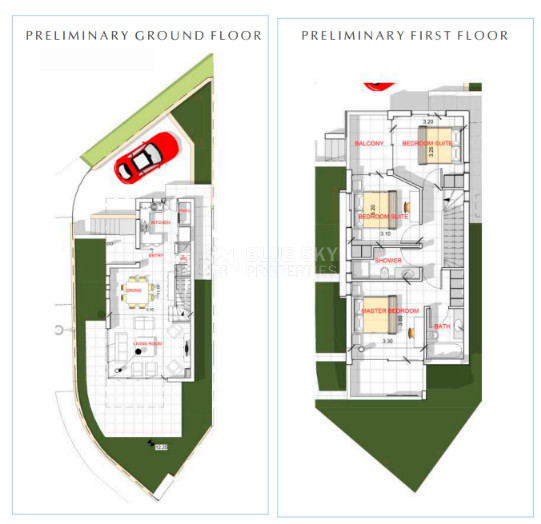 Luxury four bedroom beachfront Villa with Private Pool in Coral Bay , Peyia