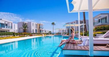 Luxury three bedroom Beachfront Villa with Private Pool -Walking Distance to Mediterranean - Perfect Year-Round Living & Investment