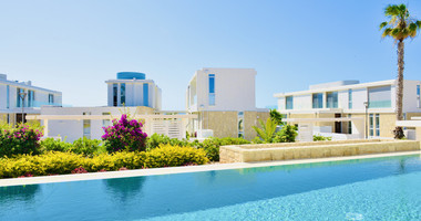 Luxury three bedroom Beachfront Villa with Private Pool -Walking Distance to Mediterranean - Perfect Year-Round Living & Investment