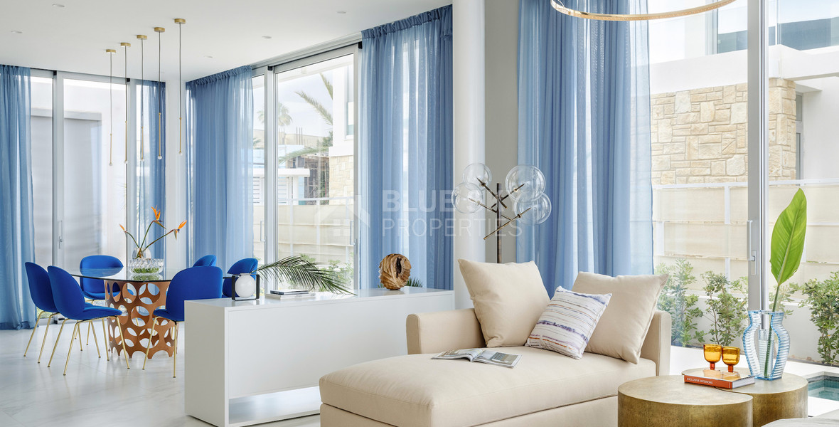 Luxury Three Bedroom Seafront Villa in Coral Bay, Paphos