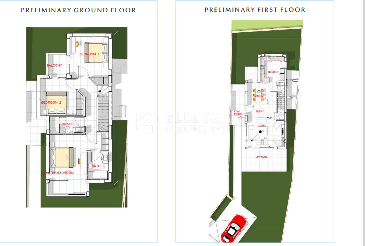 Exclusive three bedroom , three bathroom villa in Coral Bay, Paphos
