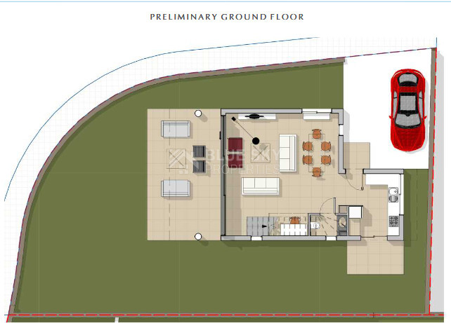 Exclusive three bedroom , three bathroom villa in Coral Bay, Paphos
