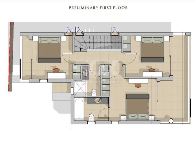 Exclusive three bedroom , three bathroom villa in Coral Bay, Paphos