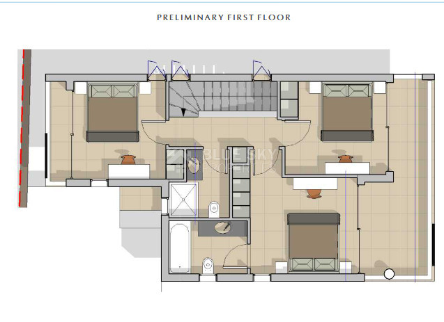 Exclusive three bedroom , three bathroom villa in Coral Bay, Paphos