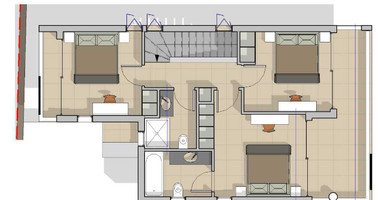 Exclusive three bedroom , three bathroom villa in Coral Bay, Paphos